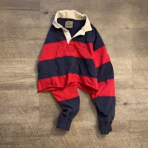 CROP OVERSIZED POLO SHIRT -FURST OF A KIND from LF Stores